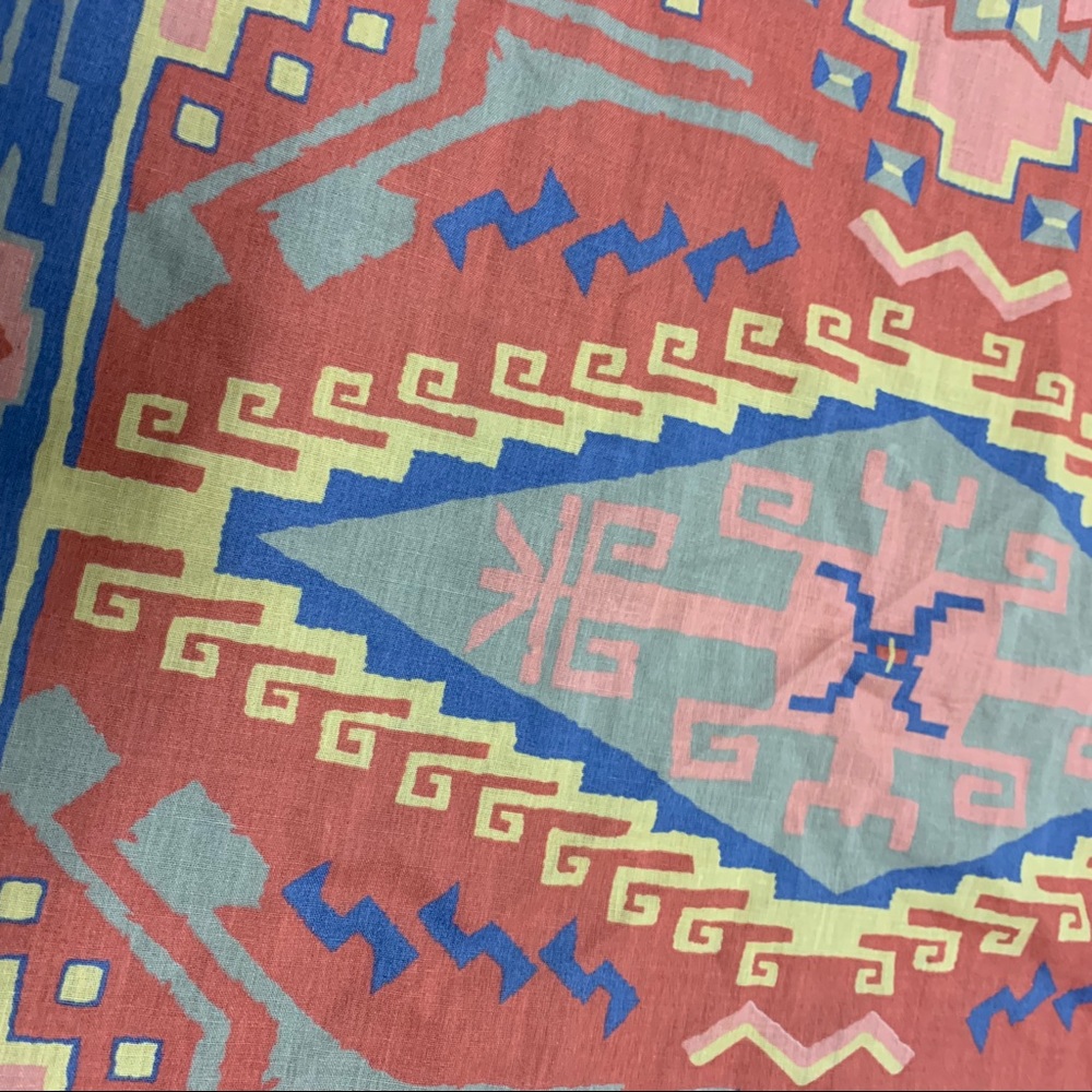 Southwest Theme Southwest Theme Bandana/Blue Pink - Picture 7 of 7